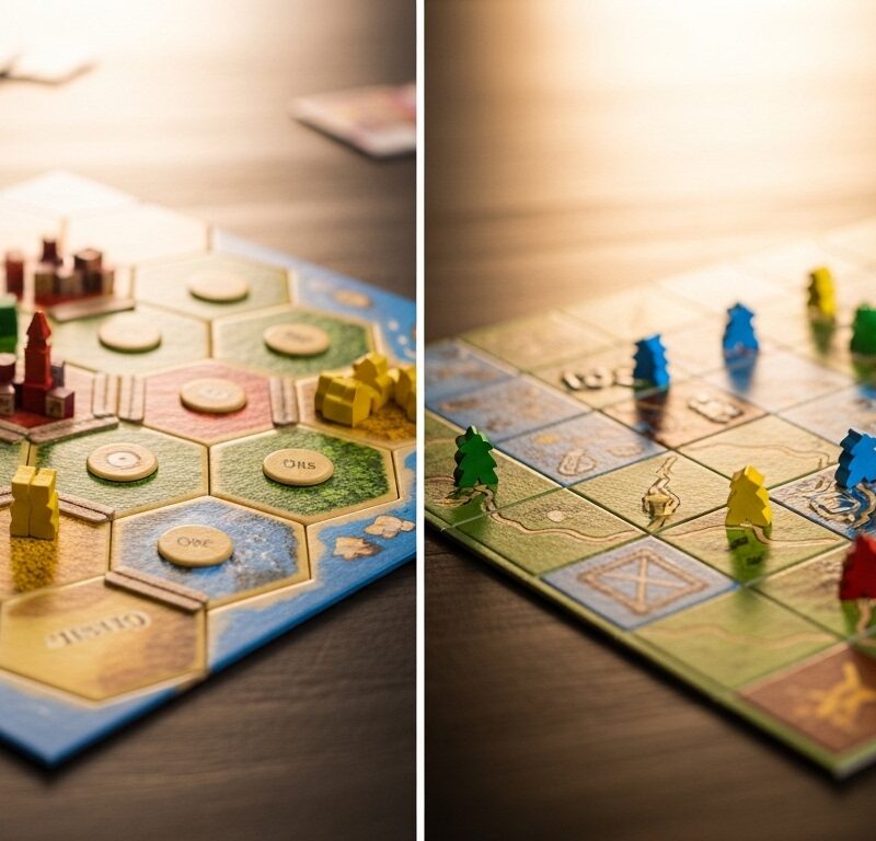Catan Vs Carcassonne
