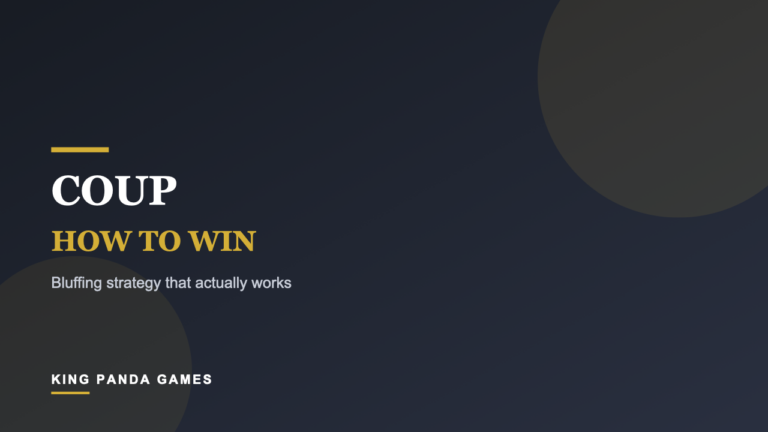 How to Win at Coup: Bluffing Strategy That Actually Works