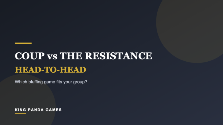 Coup vs. The Resistance: Which Bluffing Game Should You Buy?