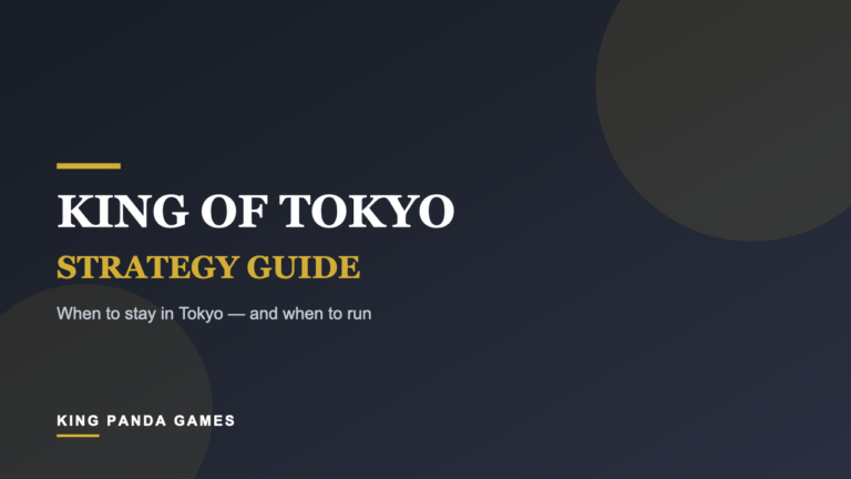 King of Tokyo Strategy: When to Stay in Tokyo (and When to Run)