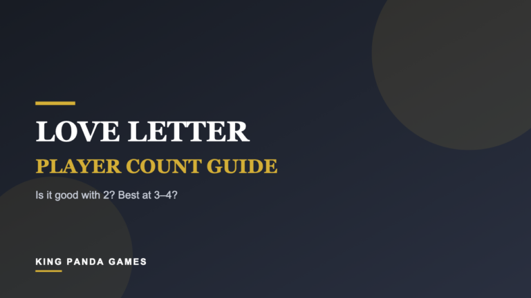Love Letter Player Counts: Is It Good with 2 Players?