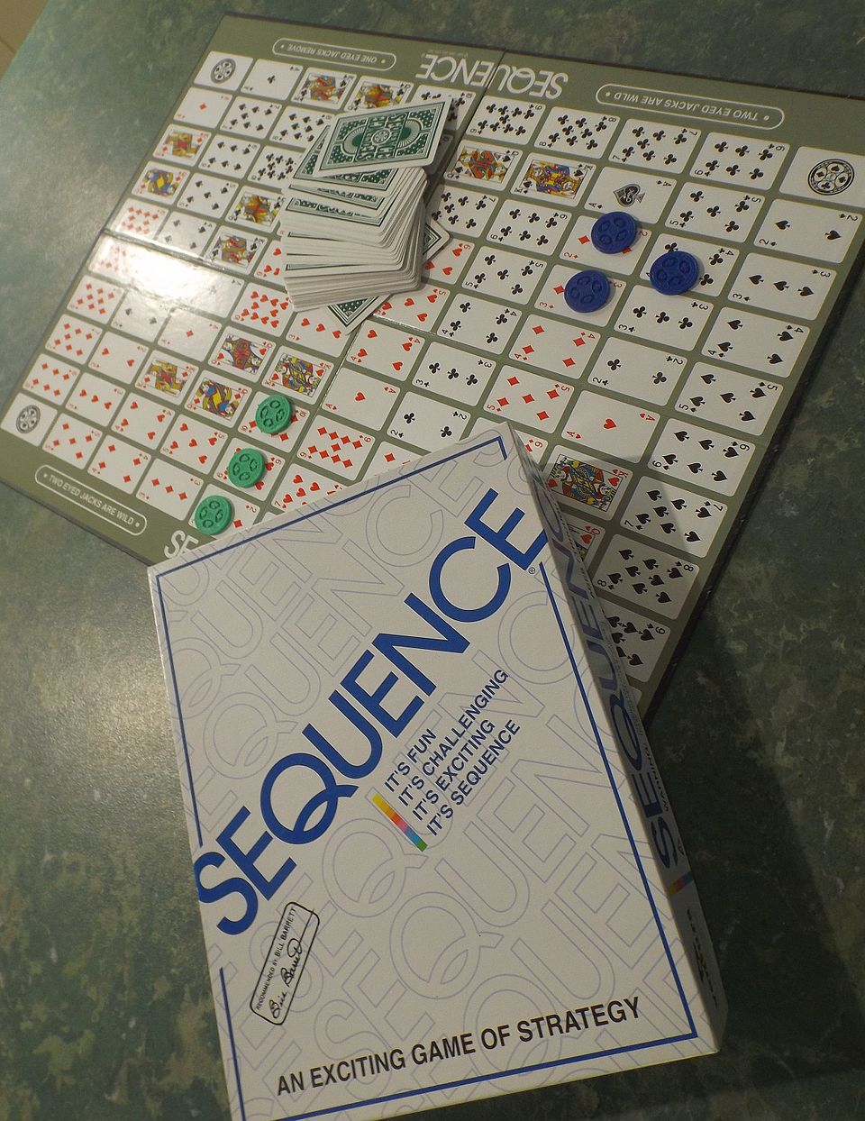 Sequence board and box