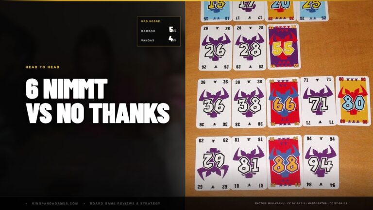 6 Nimmt! vs No Thanks! (Which Filler to Buy)