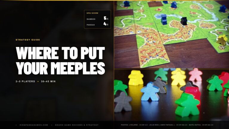 You Get 7 Meeples in Carcassonne (Here’s When to Use Them)