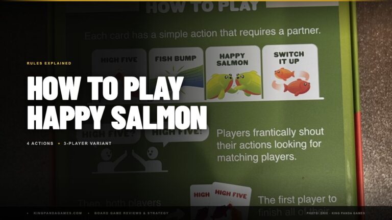 Happy Salmon Rules (Plus the 3-Player Variant and Why There’s No 2-Player Mode)