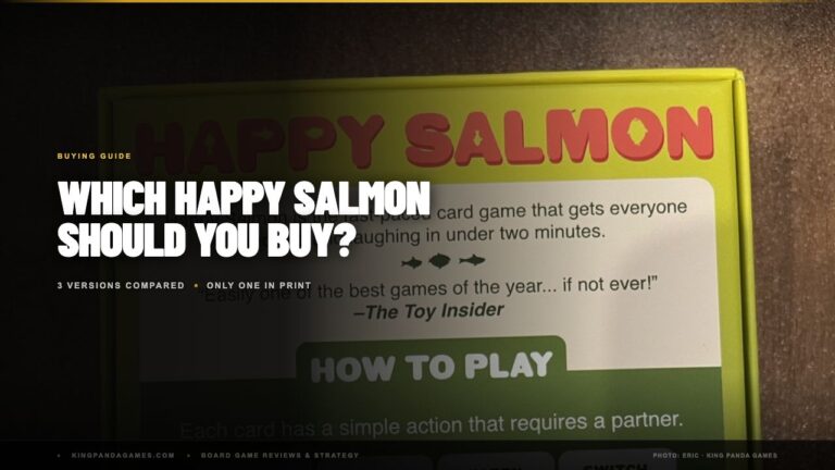 Happy Salmon Versions Compared (Original, Blue and the Exploding Kittens Edition)