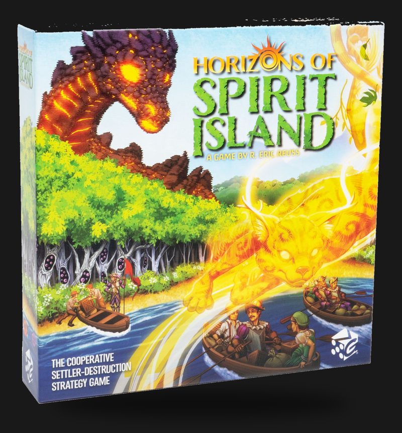 Horizons of Spirit Island box, the standalone starter set rather than an add-on expansion