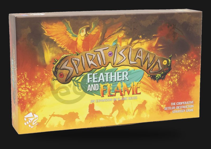 Spirit Island: Feather & Flame expansion box, which collects the two promo packs