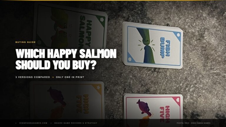 Happy Salmon Versions Compared (Original, Blue and the Exploding Kittens Edition)