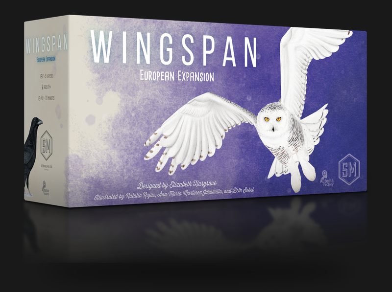 Wingspan European Expansion box, which adds 81 birds and no new rules