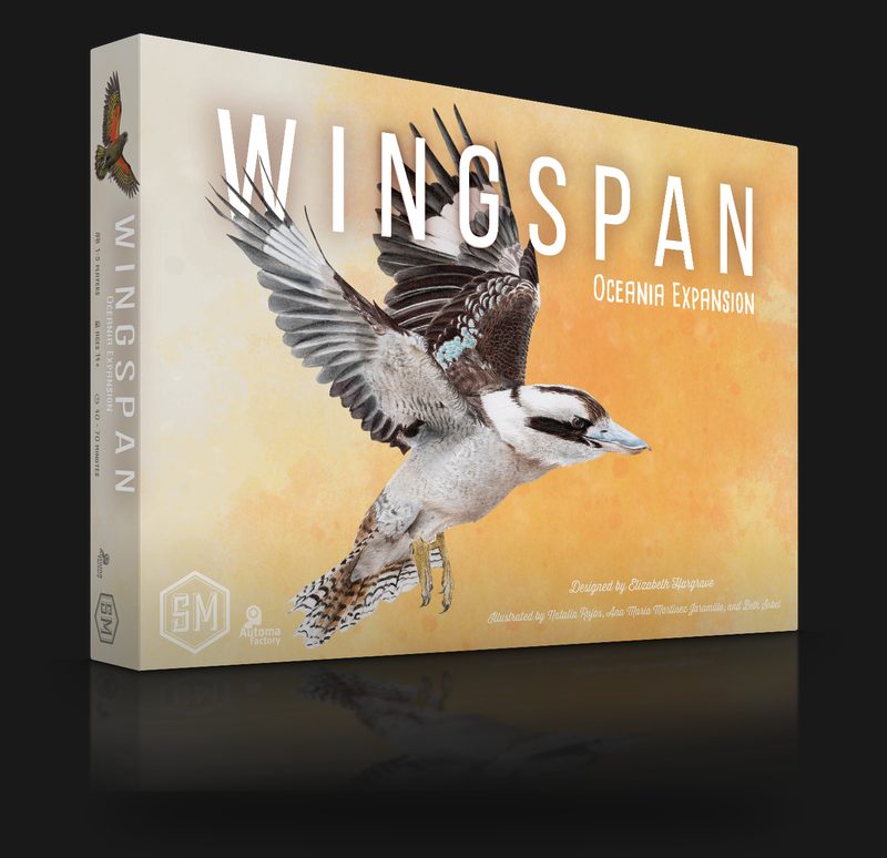Wingspan Oceania Expansion box, the top-ranked Wingspan expansion